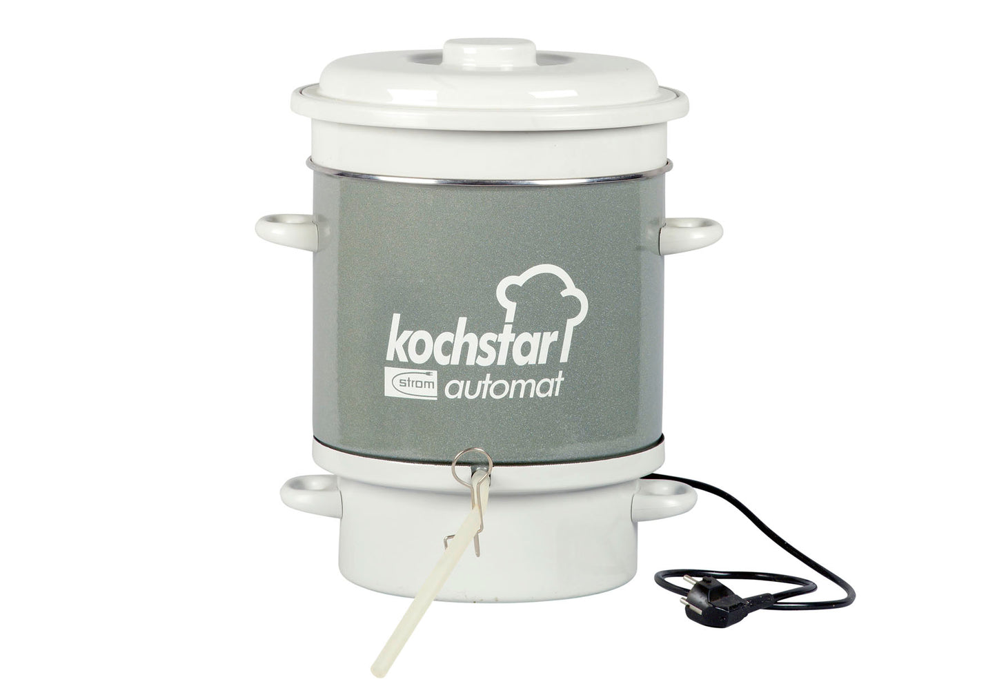 Entsafter Elektro 8 kg Ø26cm grau/weiß