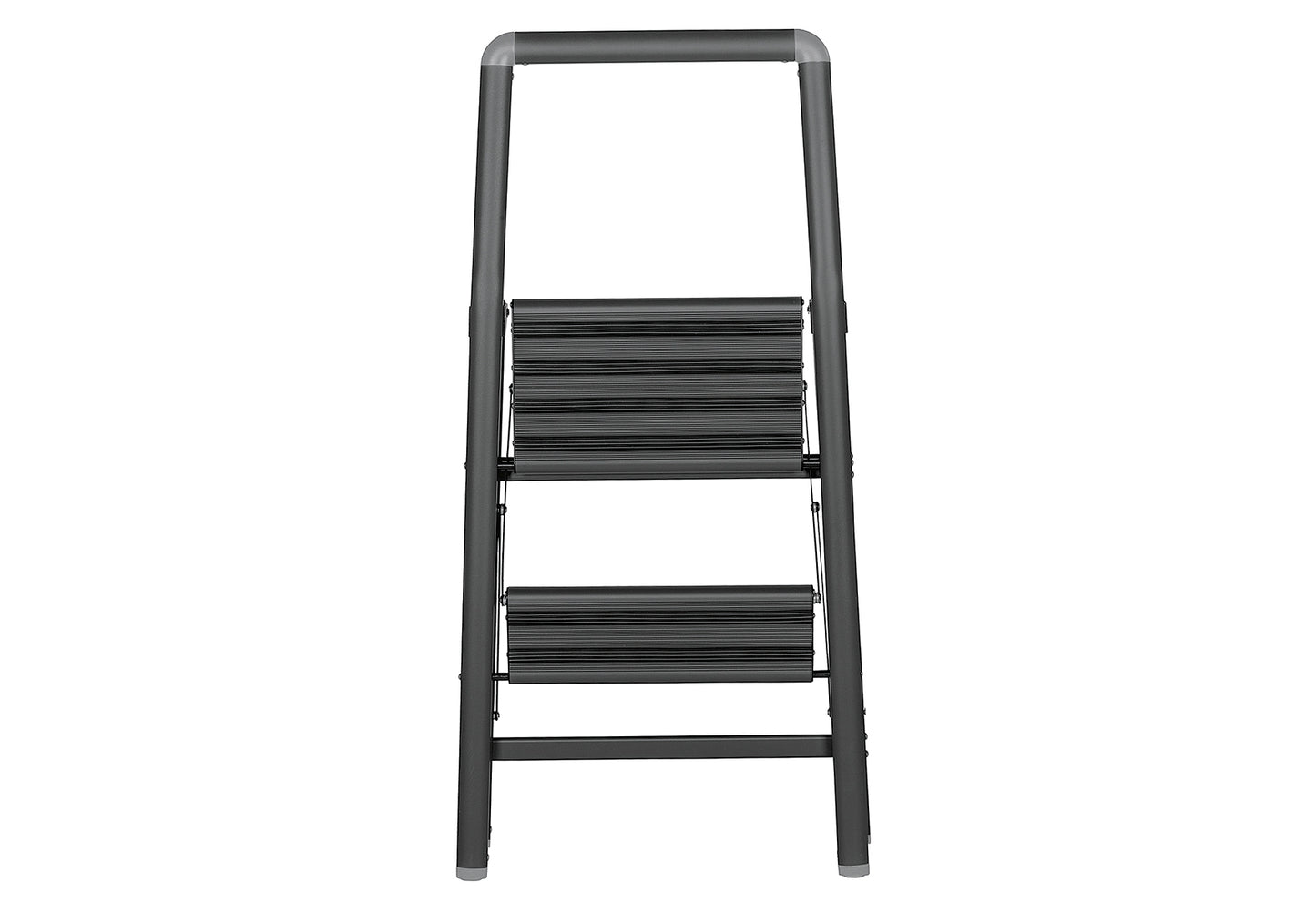Alu-Klapptrittleiter Compact 2-stufig 45,5x91,5x6cm schwarz