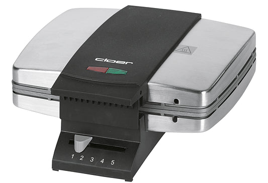 Waffelautomat 1445 930Watt schwarz/Edelstahl