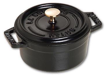 Cocotte Bräter Mini new Classic Gusseisen 0,25 l Ø10cm schwarz