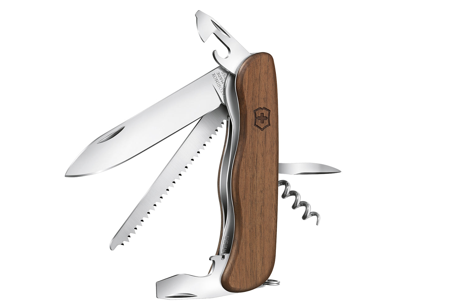 Taschenmesser Forester Wood 111mm Nußbaumholz Blister