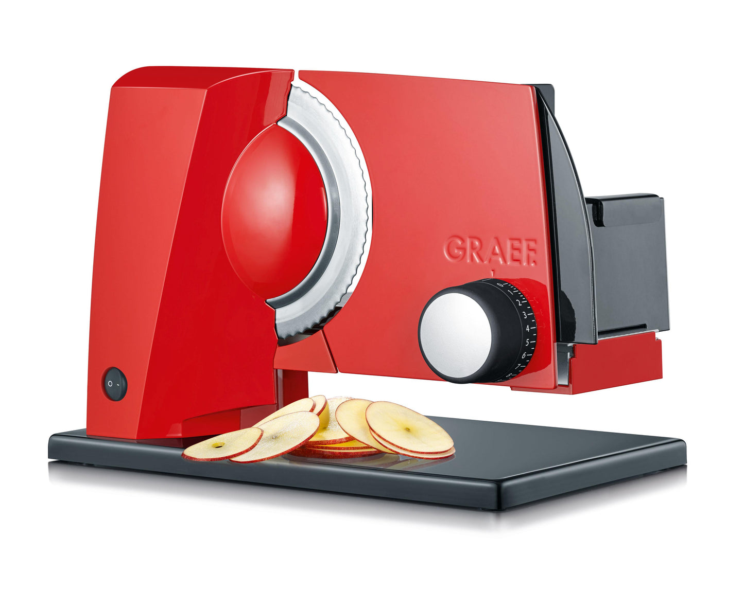 Allesschneider mit Platte Linie 110 rot