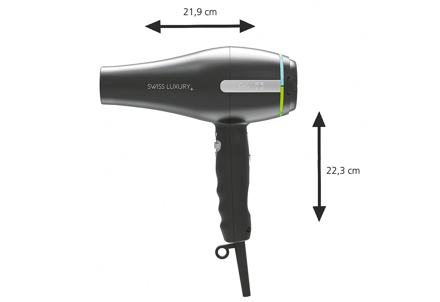Haartrockner Swiss Luxury Schwarz (Typ 3800)