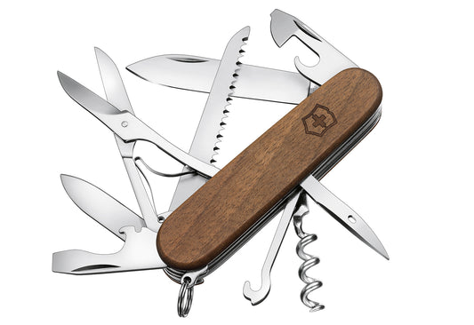 Taschenmesser Huntsman Wood 91mm Nußbaumholz Blister