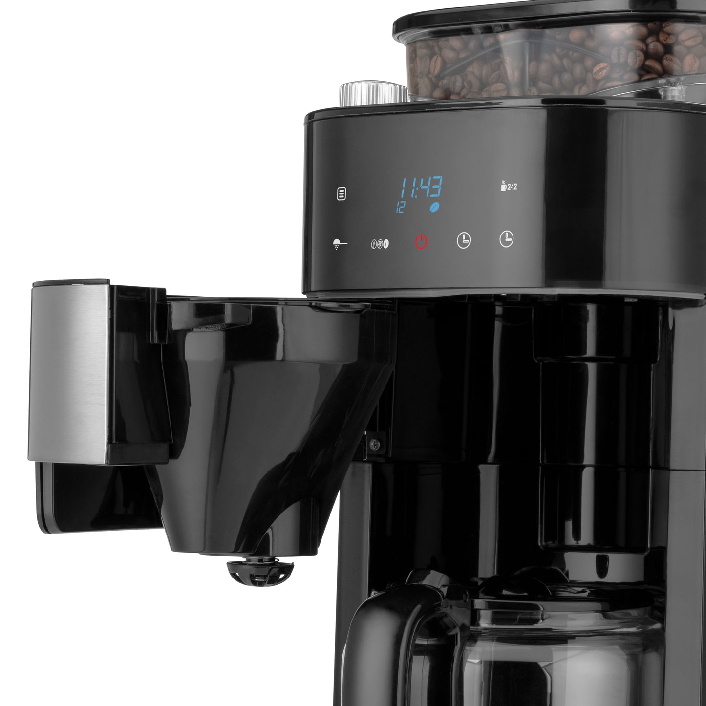42711 Kaffeeautomat Grind&Brew Pro 12 Tassen 900Watt Edelstahl/schwarz