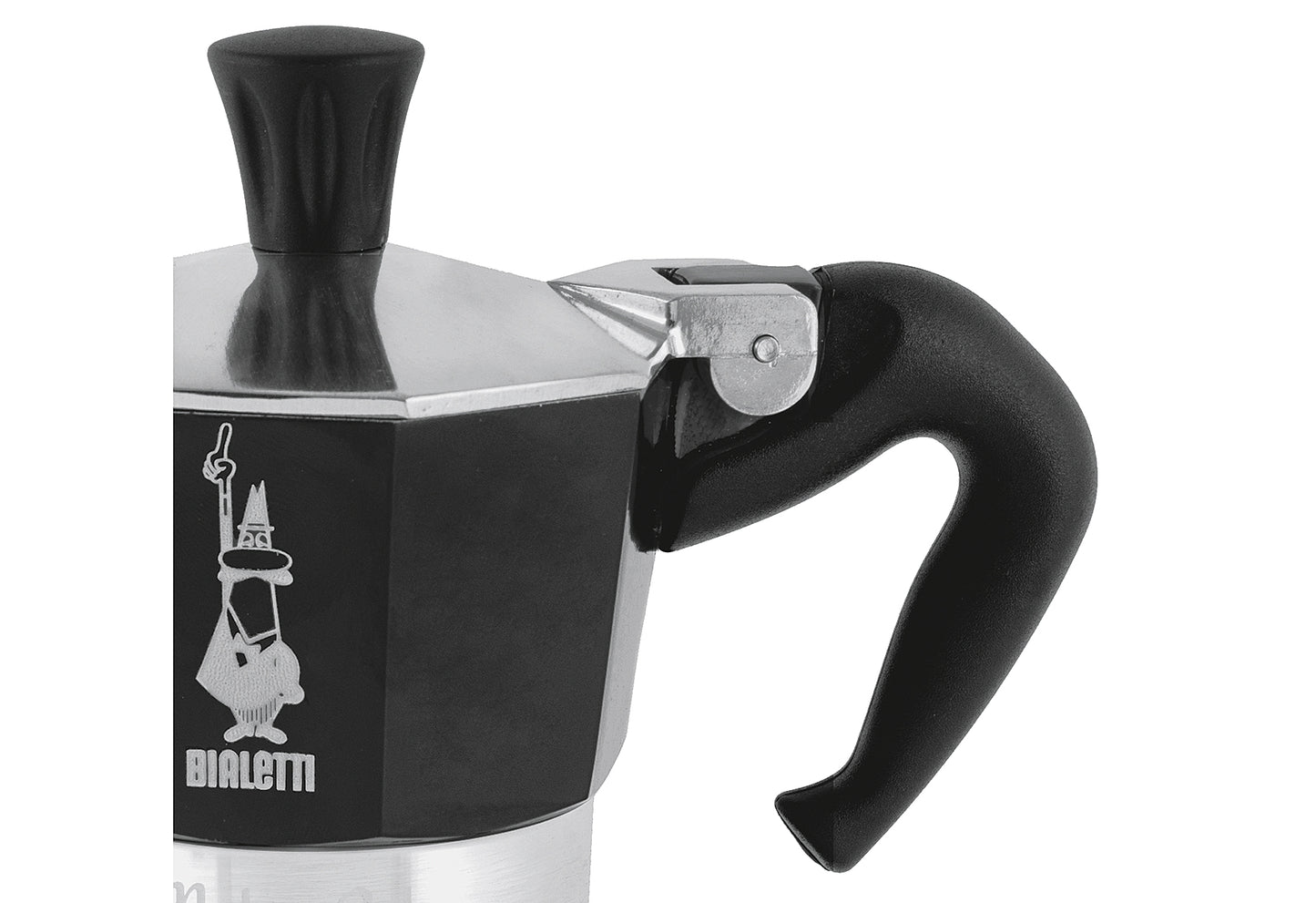 Espressokocher Moka Express Color 6 Tassen schwarz