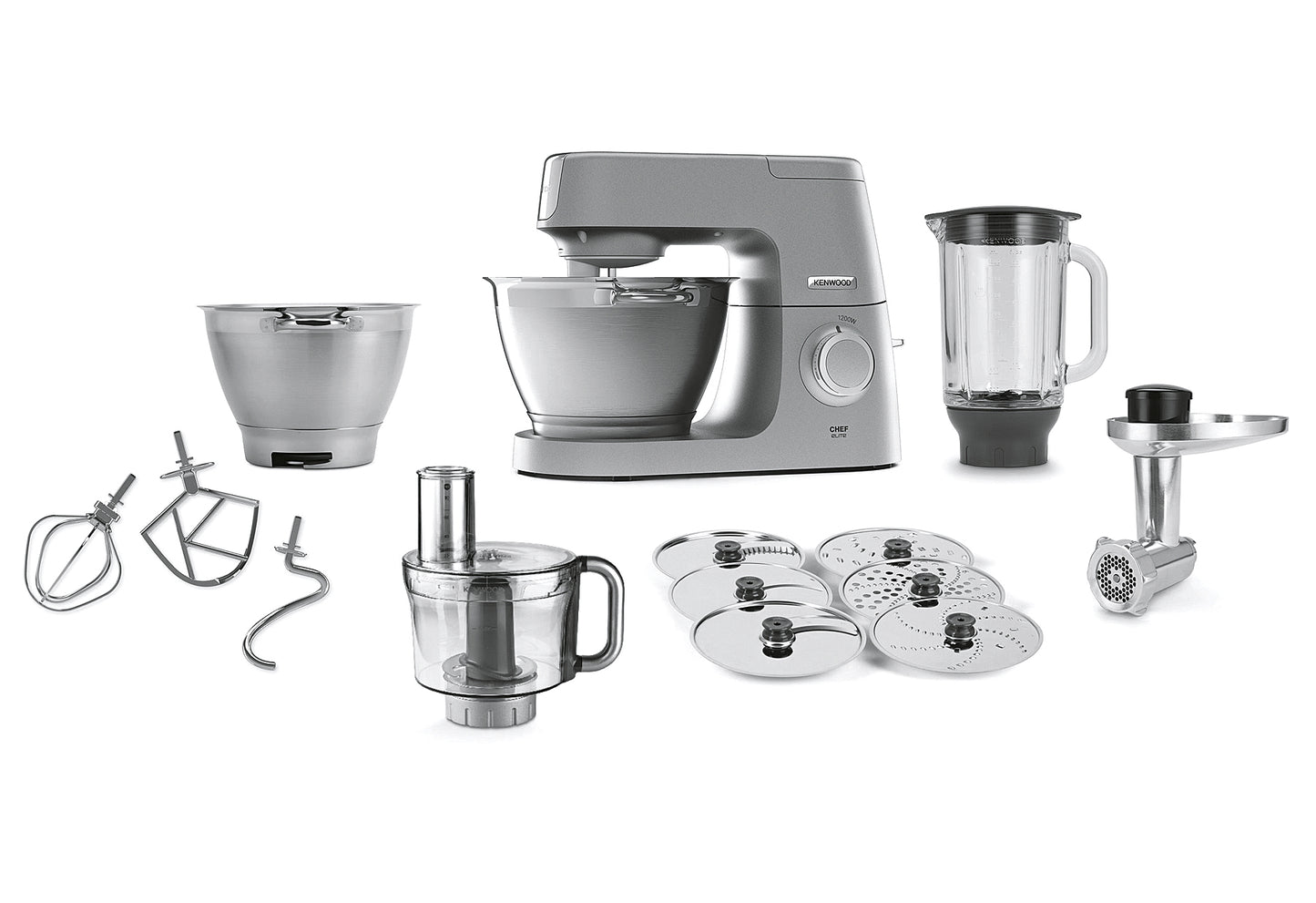 Küchenmaschine KVC 5401 Chef Elite 1200Watt silber