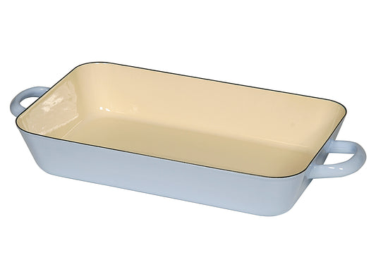 Vierkantpfanne 33x20x5,4cm blau/bunt