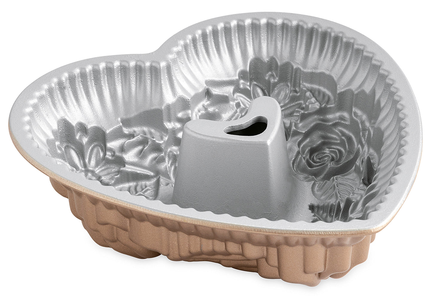 Motivbackform Floral Heart Bundt Pan