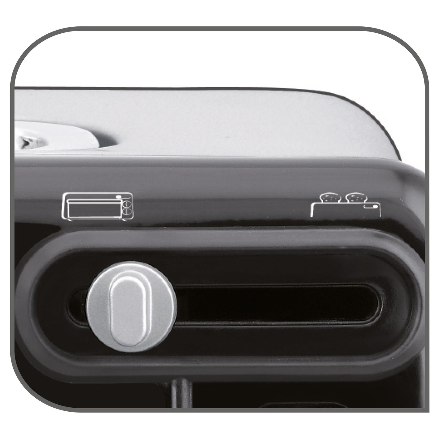 TL6008 2in1 Toaster und Miniofen  1300W schwarz/Alu matt