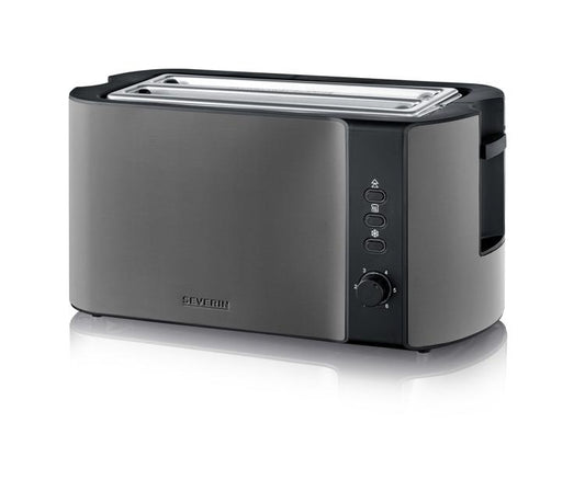 AT 9341 Langschlitztoaster 4 Scheiben 1400W dark inox