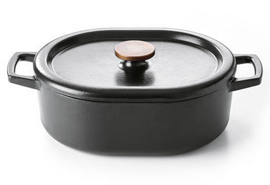 Schmortopf Nori Ø31cm rovale Form Gusseisen