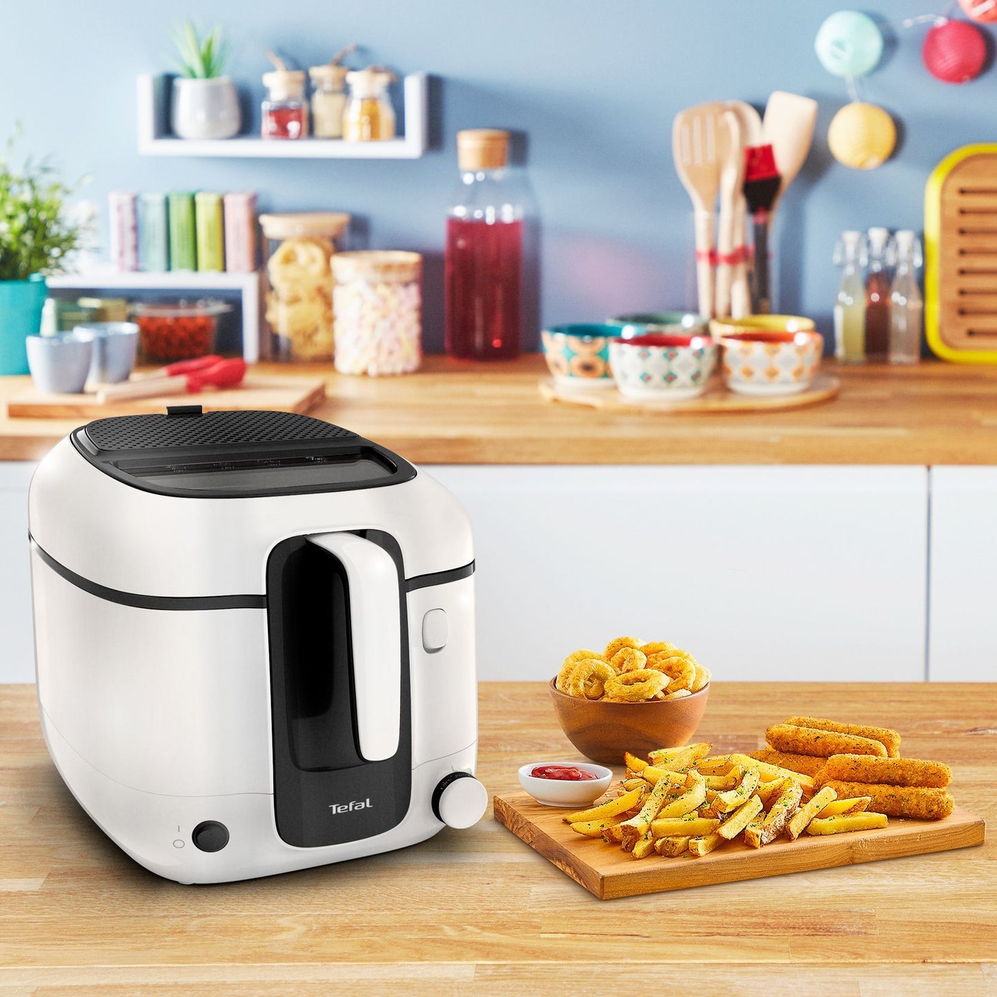 FR3101 Fritteuse Super Uno 1,5kg 1800W weiß/schwarz