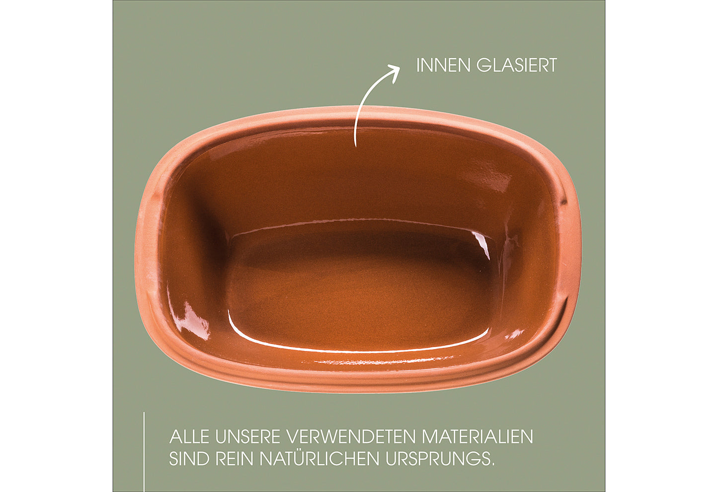 Bräter Rustico bis zu 6 Personen terracotta