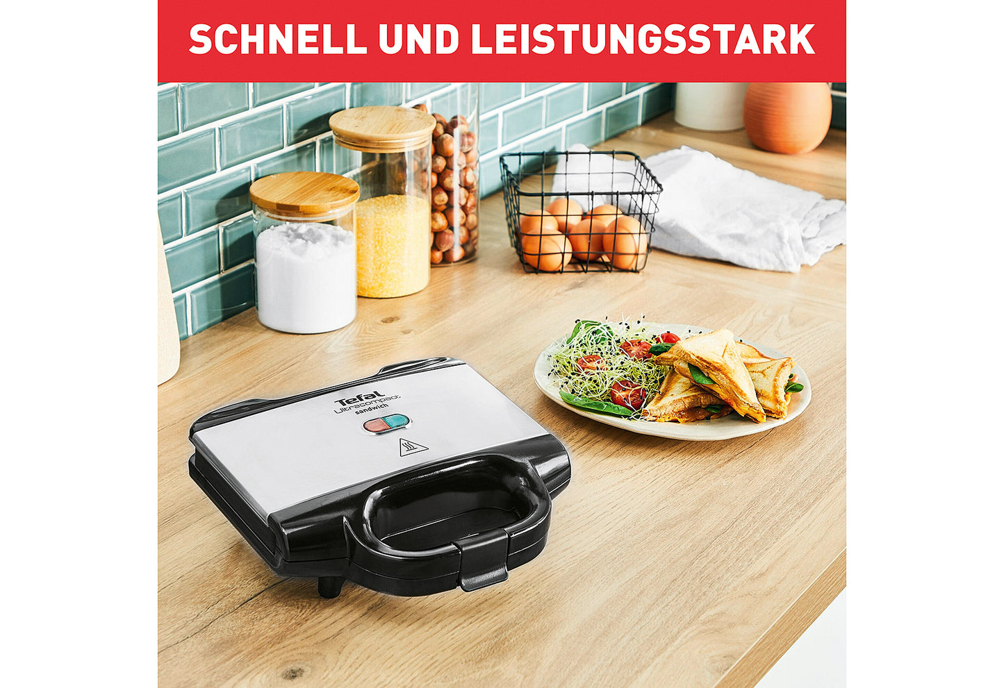Sandwichmaker SM 1552 2 antihaftbeschichtete Toastplatten 700 Watt