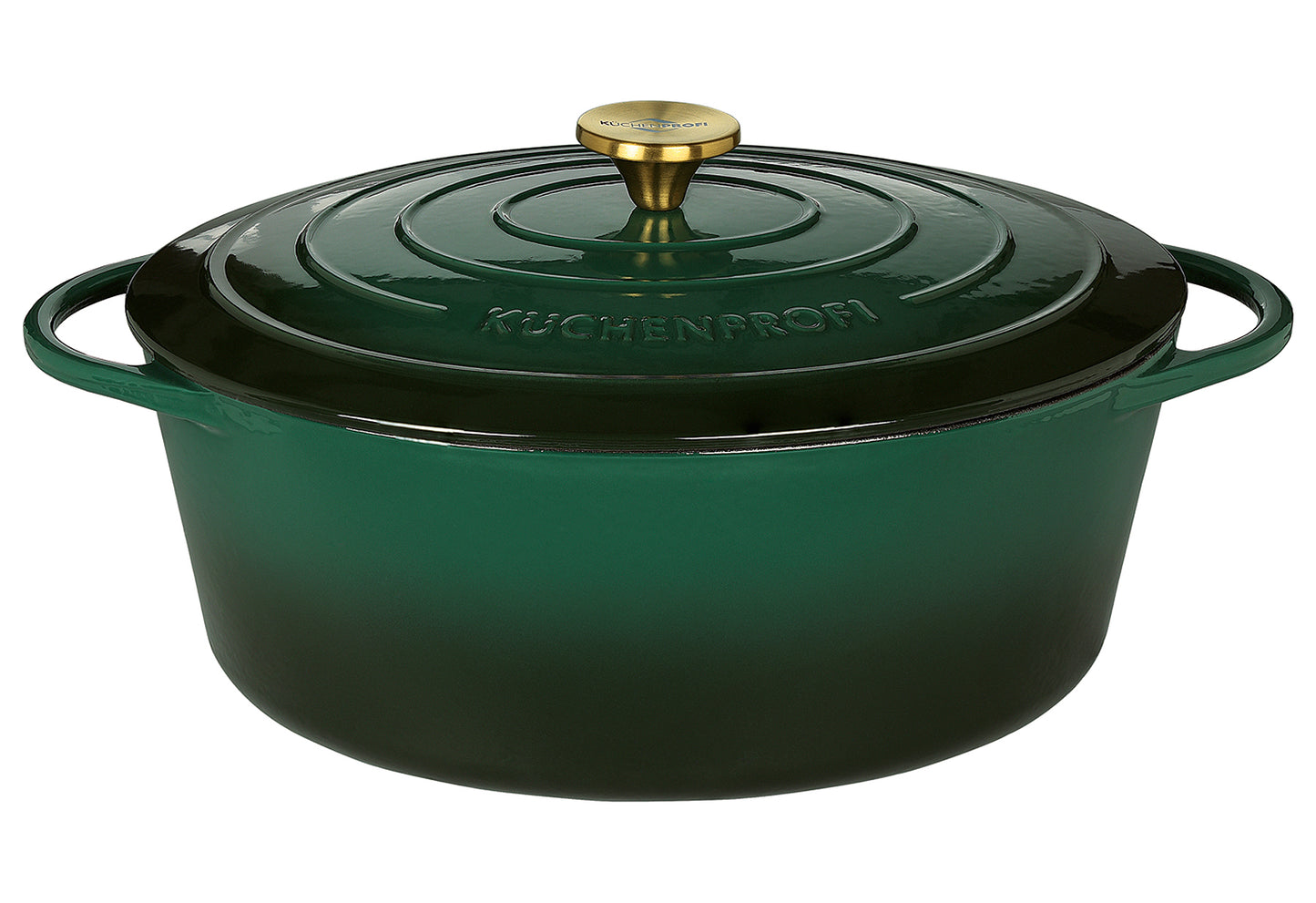 Bratentopf Provence oval 33cm racing green