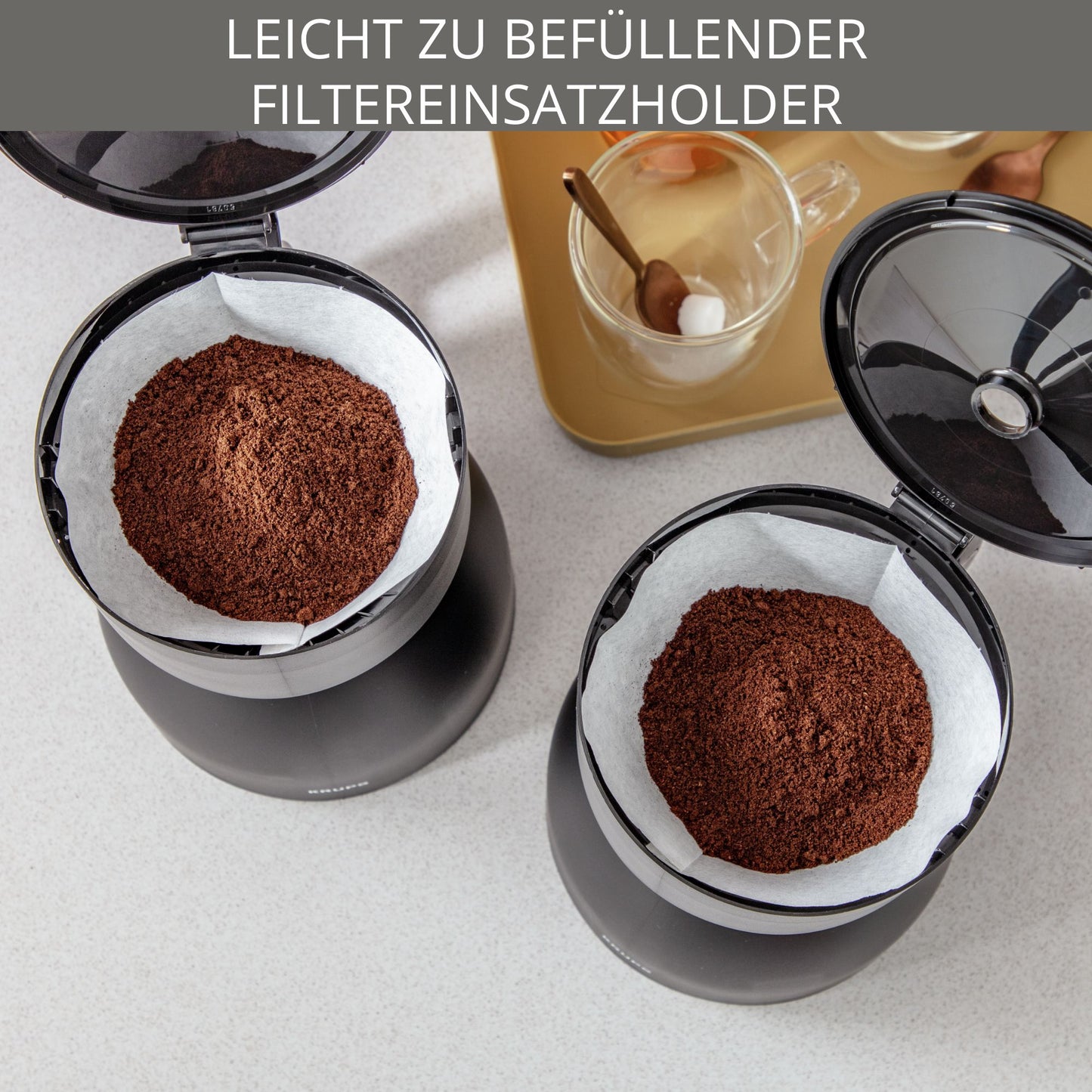 KT8501 Kaffeeautomat Duothek Therm 2x8 Tassen 850W schwarz