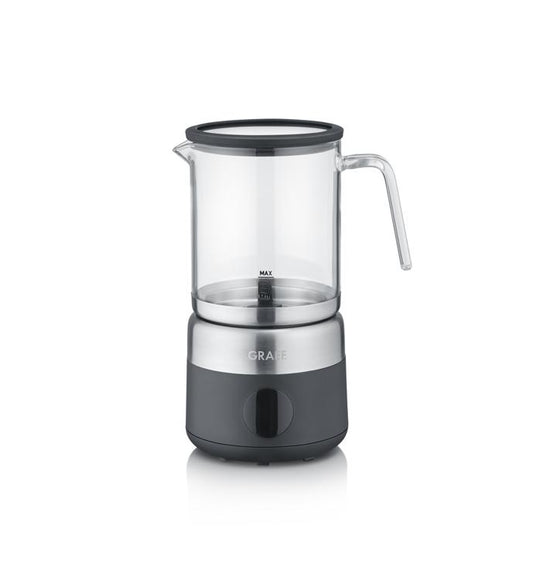 MS802EU Milschaufschäumer 250ml Glas schwarz