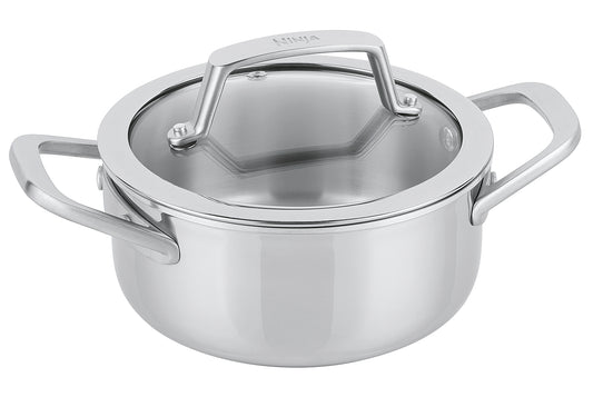 Bratentopf Ø16cm EverClad Edelstahl