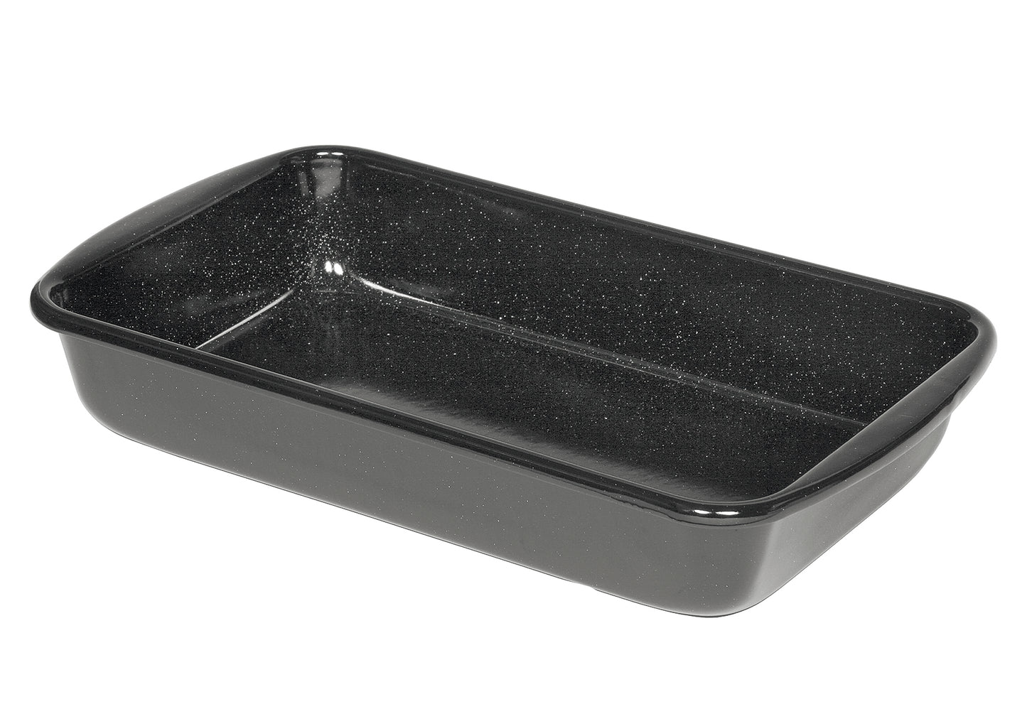Vierkantpfanne Profi 36x21,5x6cm schwarz emailliert