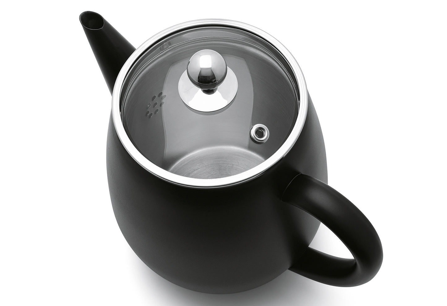 Teekanne Duet Eva 1,1l matt schwarz