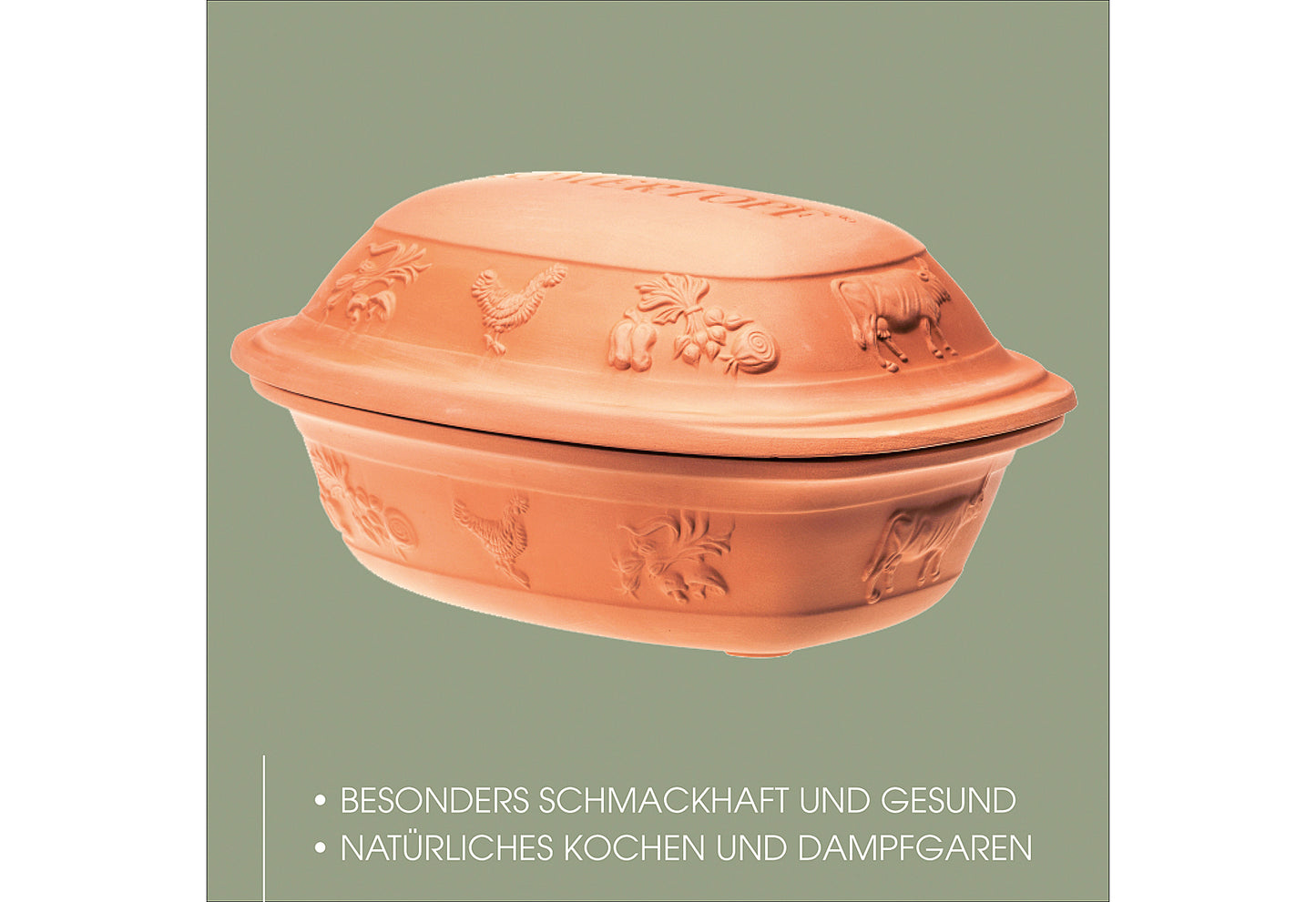 Bräter Rustico bis zu 4 Personen terracotta