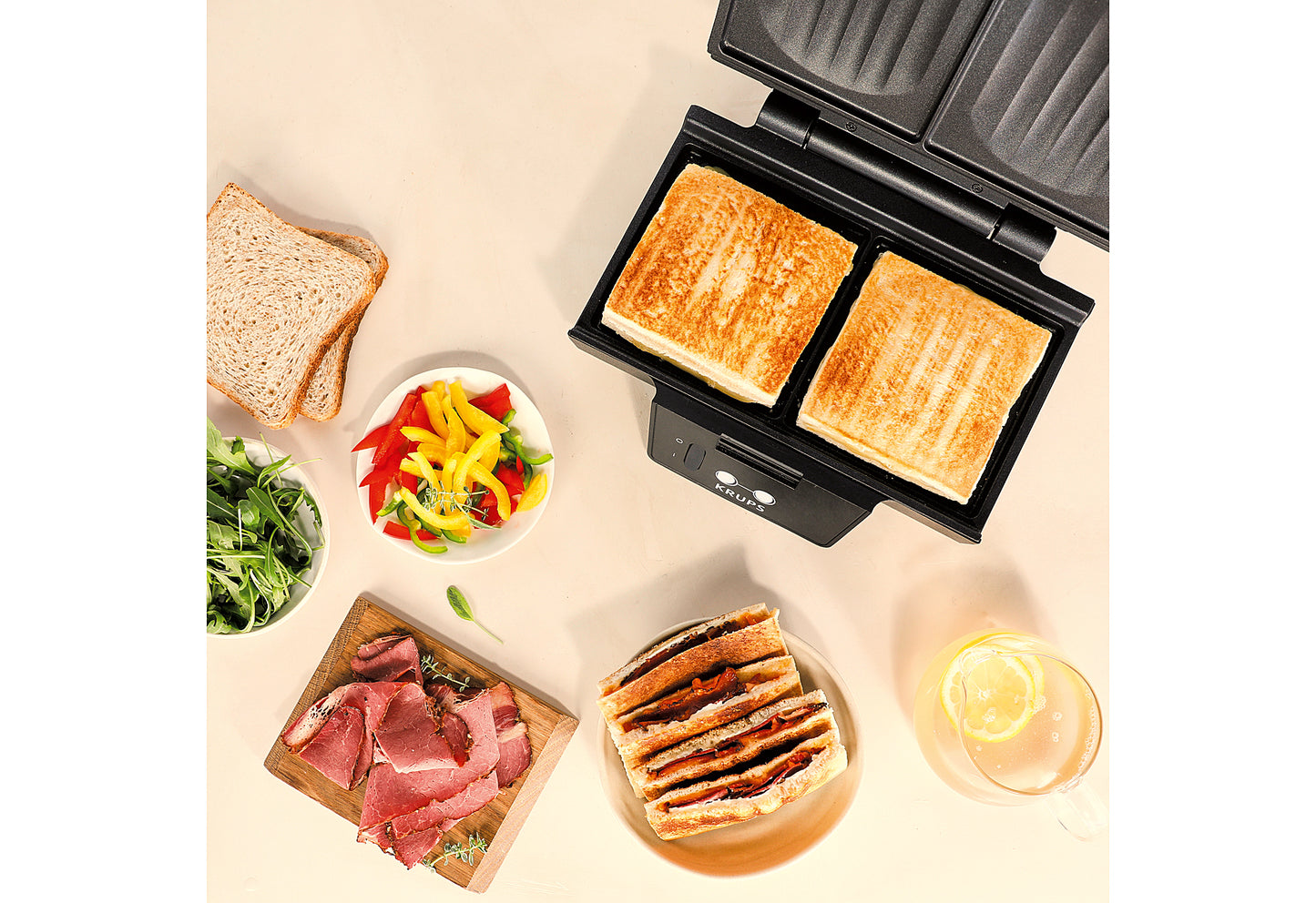 FDK462 Sandwichmaker 850W schwarz