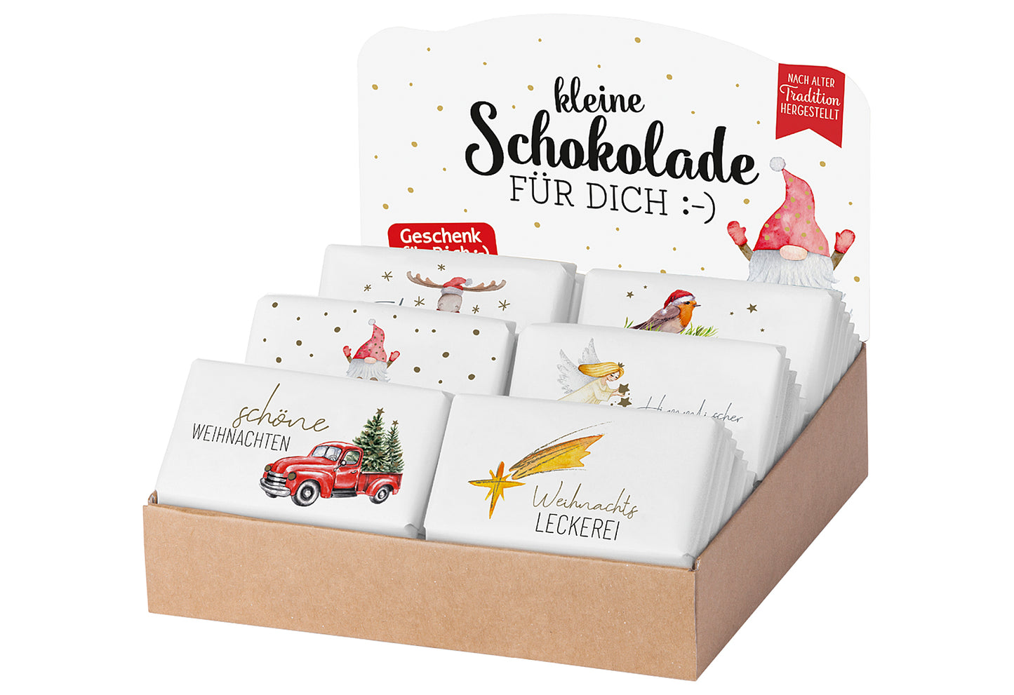 Display Schokolade 40g LoveXmas 36er